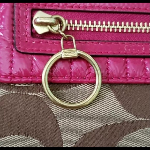 COACH Poppy Signature tote Quilted leather 18676 - Picture 3 of 9